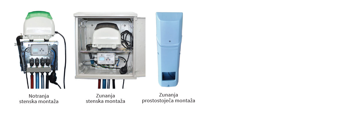 možne velikosti čistilnih naprav